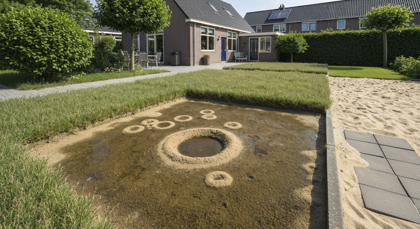 gele vlekken gazon